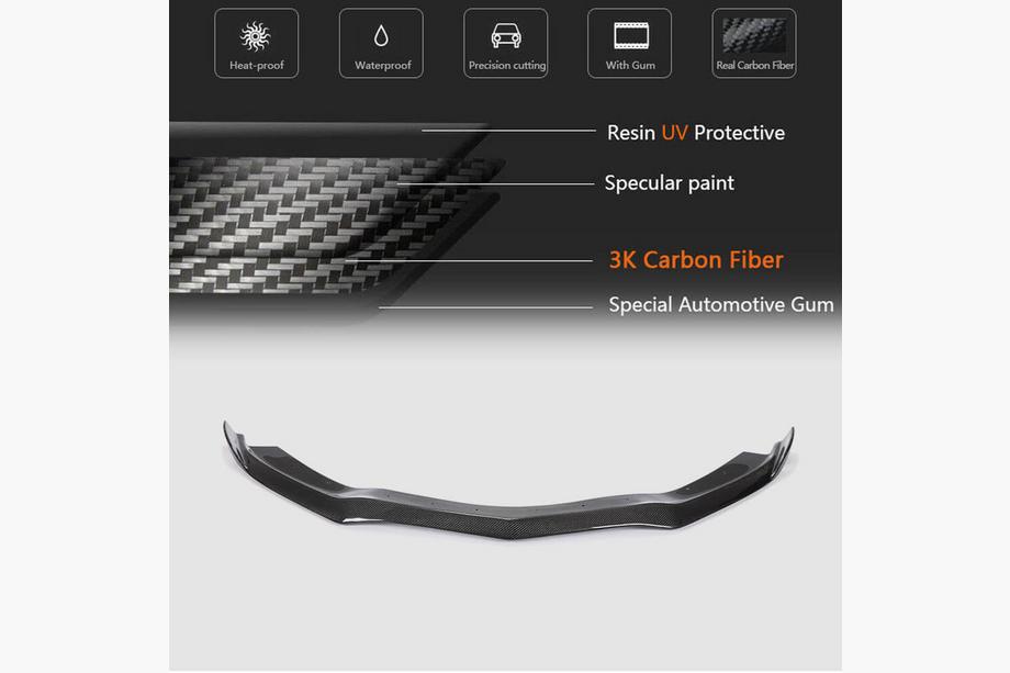 Cadillac ATS 2012–2019 Front læbe til kofanger (til Base, carbon) Foto 5