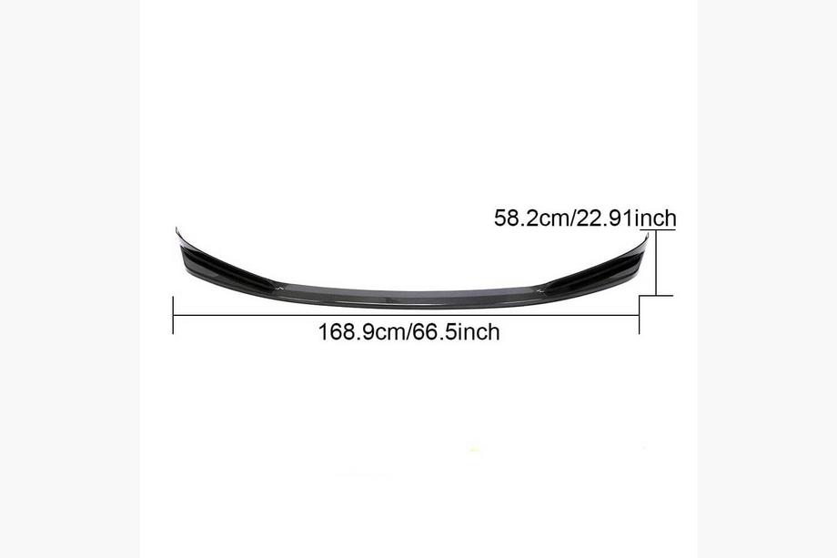 Cadillac ATS 2012–2019 Lip-indsats til frontkofanger (til Base 2015-2017, carbon) Foto 6
