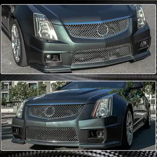 Flap frontbumper-læber (til CTS V Coupe, carbon) foto 3
