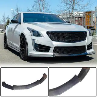 Frontlæbe til forkofanger Lip V2 (til CTS V Sedan 2016-2019, kulfiber) foto 1