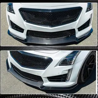 Frontlæbe til forkofanger Lip V2 (til CTS V Sedan 2016-2019, kulfiber) foto 3