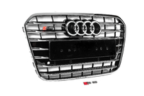 Audi A6 C7 2011–2017 Frontgrill i sort med kromramme S-style (2011-2014) foto 3