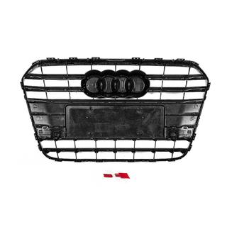 Frontgrill i sort med kromramme S-style (2011-2014) foto 4