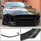 Jaguar F-Type 2013–2024 Frontlip til forreste kofanger Lip (2013-2016, kulfiber) foto 1