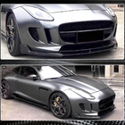 Jaguar F-Type 2013–2024 Frontlip til forreste kofanger Lip (2013-2016, kulfiber) foto 4