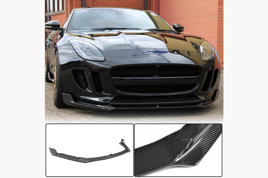 Jaguar F-Type 2013–2024 Frontlip til forreste kofanger Lip (2013-2016, kulfiber) Image