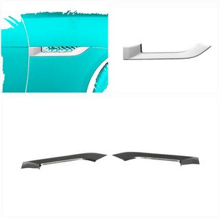 Kulfiber skærmcover til forskærme (2013-2016, kulfiber) Jaguar F-Type 2013–2024 foto 2
