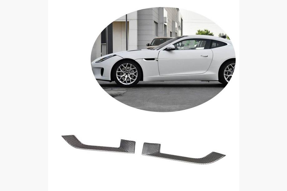 Jaguar F-Type 2013–2024 Kulfiber skærmcover til forskærme (2013-2016, kulfiber) Image
