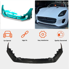 Jaguar F-Type 2013–2024 Front bumper læbe-tilsats (til Base 2017-2019, Carbon) foto 2