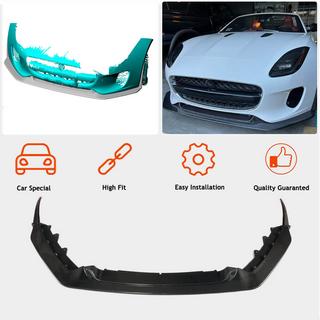 Front bumper læbe-tilsats (til Base 2017-2019, Carbon) Jaguar F-Type 2013–2024 foto 2