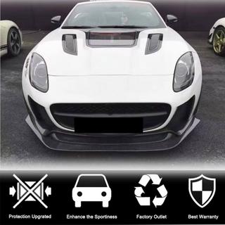 Front bumper læbe-tilsats (til Base 2017-2019, Carbon) Jaguar F-Type 2013–2024 foto 3