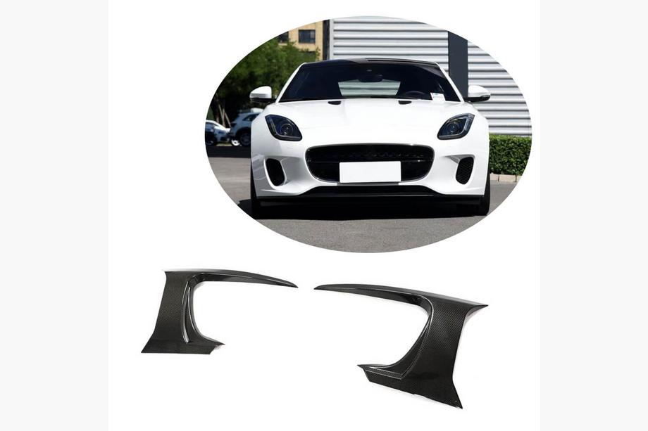 Jaguar F-Type 2013–2024 Kulfiber-indsatser til frontkofanger (til Base 2017-2019) Image