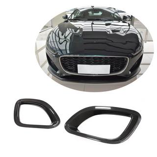 Kulfiberbeklædninger til forreste kofanger (til Base 2021+, carbon) Jaguar F-Type 2013–2024 foto 1