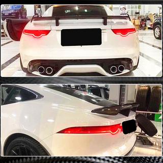 Spoiler (2013-2019, carbon) Jaguar F-Type 2013–2024 foto 4