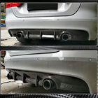 Jaguar XE 2016– Diffuser til bagkofanger V2 (2015-2019, Carbon) foto 4
