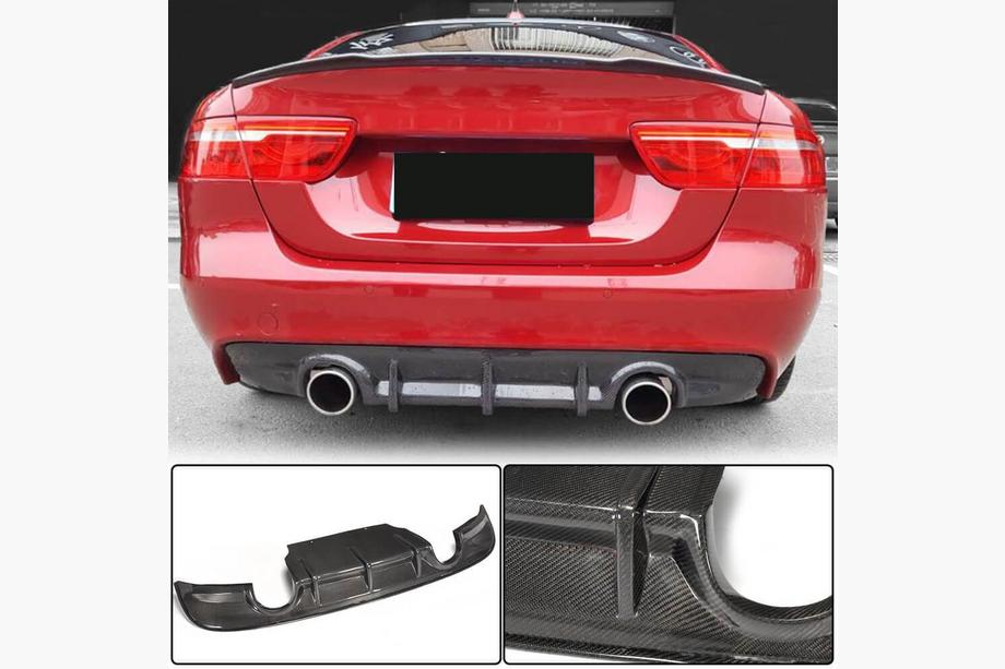 Jaguar XE 2016– Diffuser til bagkofanger V2 (2015-2019, Carbon) Image