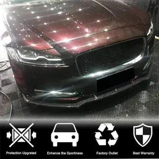 Front bumperlæbe Lip (2016-2020, carbon) foto 2