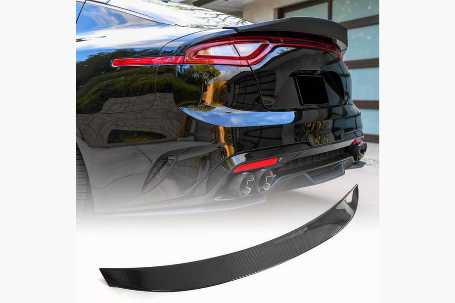 Kia Stinger 2017–2023 Spoiler V2 (kulfiber) Image