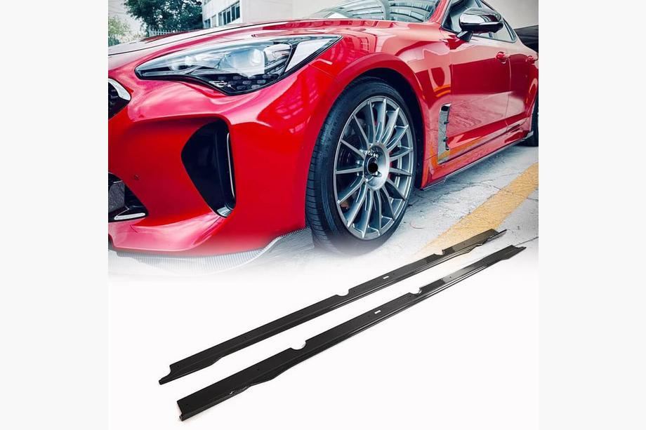 Kia Stinger 2017–2023 Sideskørter (Carbon) Image