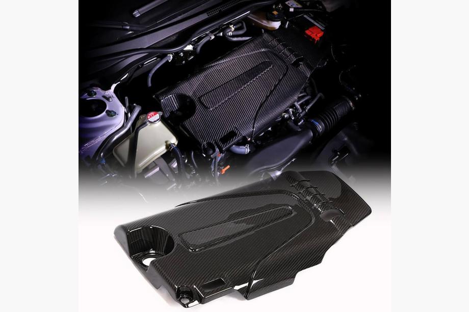 Honda Civic Sedan X 2016–2021 Motorafdækning (Carbon) Image