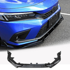 Honda Civic Sedan 2021– Front kofangerlæbe Lip V1 (plast) foto 1