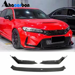 Frontspoilerlæbe til forreste kofanger Lip V2 (Carbon) Honda Civic HB 2021– foto 1