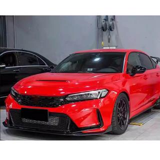 Frontspoilerlæbe til forreste kofanger Lip V2 (Carbon) Honda Civic HB 2021– foto 2