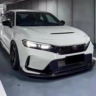 Frontspoilerlæbe til forreste kofanger Lip V2 (Carbon) Honda Civic HB 2021– foto 3