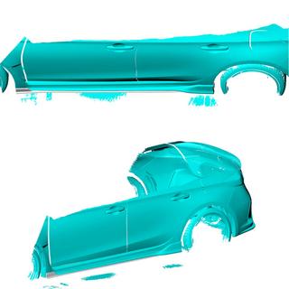 Sideskørter (Carbon) Honda Civic HB 2021– foto 2