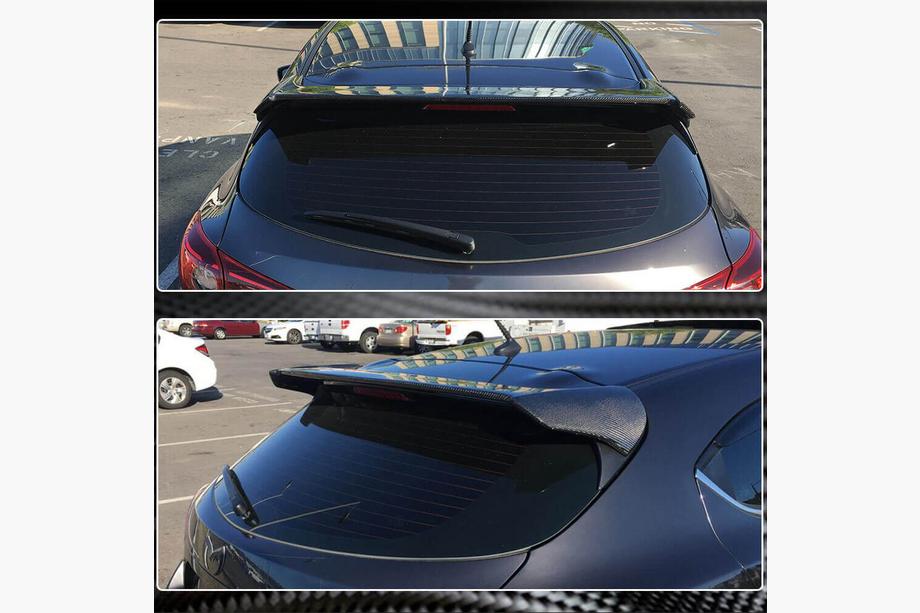 Mazda 3 2013–2019 Spoiler V1 (HB, kulfiber) Foto 4