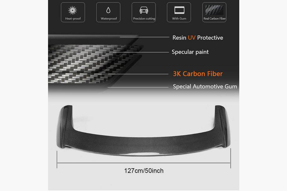 Mazda 3 2013–2019 Spoiler V1 (HB, kulfiber) Foto 5