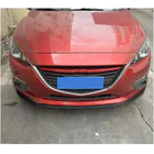 Mazda 3 2013–2019 Kulfiber frontspoiler-læbe til forreste kofanger Lip (2014-2016, Carbon) foto 3