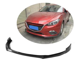 Kulfiber frontspoiler-læbe til forreste kofanger Lip (2014-2016, Carbon) foto 1