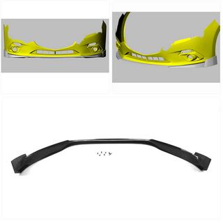 Kulfiber frontspoiler-læbe til forreste kofanger Lip (2014-2016, Carbon) foto 2