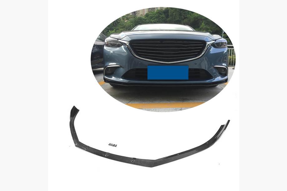 Mazda 6 2012–2024 Frontlæbe til forreste kofanger Lip V2 (2017-2019, kulfiber) Image