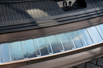 Nissan X-trail T33/Rogue 2022– Carmos bagkofangerbeskytter bag (Til e-Power, rustfrit stål, mat) foto 4