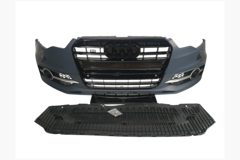 Audi A6 C7 2011–2017 Frontkofanger med sort grill S6-Style (2011-2014) Image