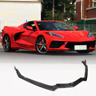 Chevrolet Corvette C8 2019– Frontlæbe til forreste kofanger Lip (2019-2022, carbon) foto 1