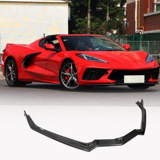 Frontlæbe til forreste kofanger Lip (2019-2022, carbon) Chevrolet Corvette C8 2019– foto 1