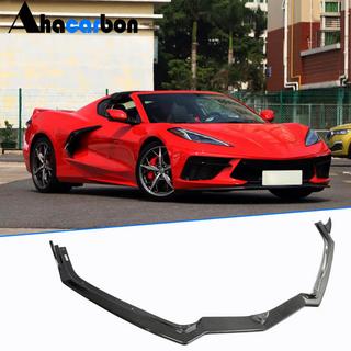 Frontlæbe til forreste kofanger Lip (2019-2022, carbon) Chevrolet Corvette C8 2019– foto 2