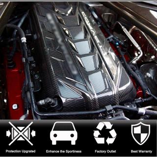 Motorafdækning (2019-2022, Carbon) Chevrolet Corvette C8 2019– foto 2