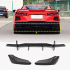 Chevrolet Corvette C8 2019– Bagkofangerdiffuser V1 (2019-2022, Carbon) foto 1