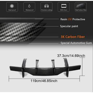 Bagkofangerdiffuser V1 (2019-2022, Carbon) Chevrolet Corvette C8 2019– foto 3