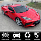Chevrolet Corvette C8 2019– Spoiler V1 (kulfiber) foto 2
