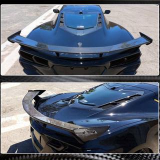 Spoiler V1 (kulfiber) Chevrolet Corvette C8 2019– foto 3