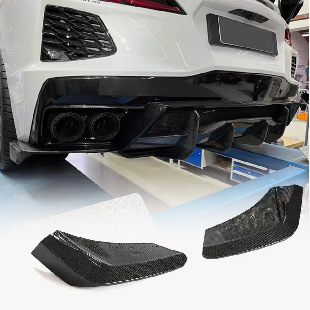 Bagkofangerliste (2019-2022, carbon) Chevrolet Corvette C8 2019– foto 1