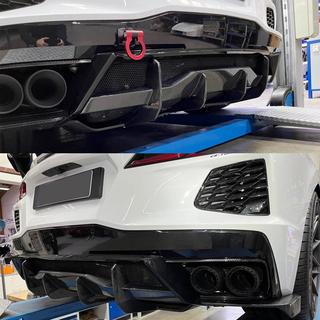 Bagkofanger-diffuser V2 (2019-2022, Carbon) Chevrolet Corvette C8 2019– foto 3
