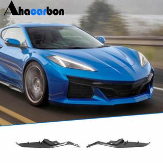 Kulfiber indsatser til frontkofanger (til Z06, 2020-2024) Chevrolet Corvette C8 2019– foto 1