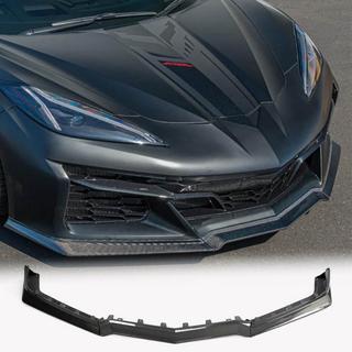 Kulfiber front bumper lip (til Z06, 2022-2024, carbon) Chevrolet Corvette C8 2019– foto 1