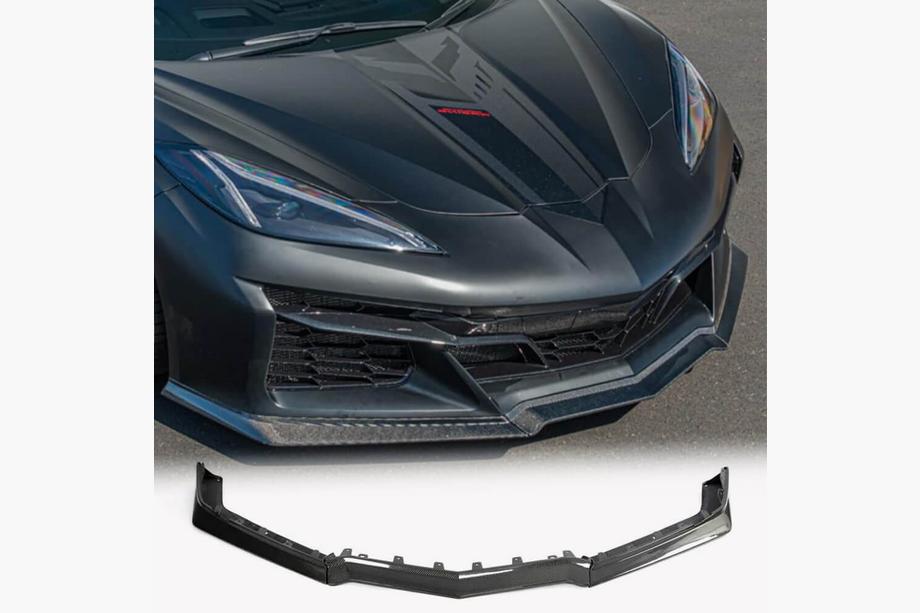 Chevrolet Corvette C8 2019– Kulfiber front bumper lip (til Z06, 2022-2024, carbon) Image